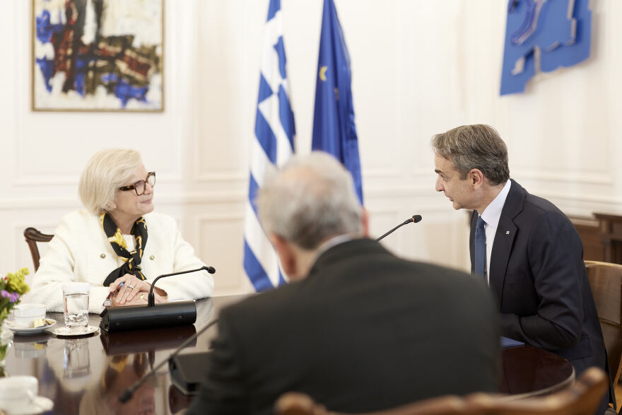 Συνάντηση Μητσοτάκη με τη Γαλλίδα υπουργό Άμυνας: Επί τάπητος η ανανέωση της Στρατηγικής Εταιρικής Σχέσης