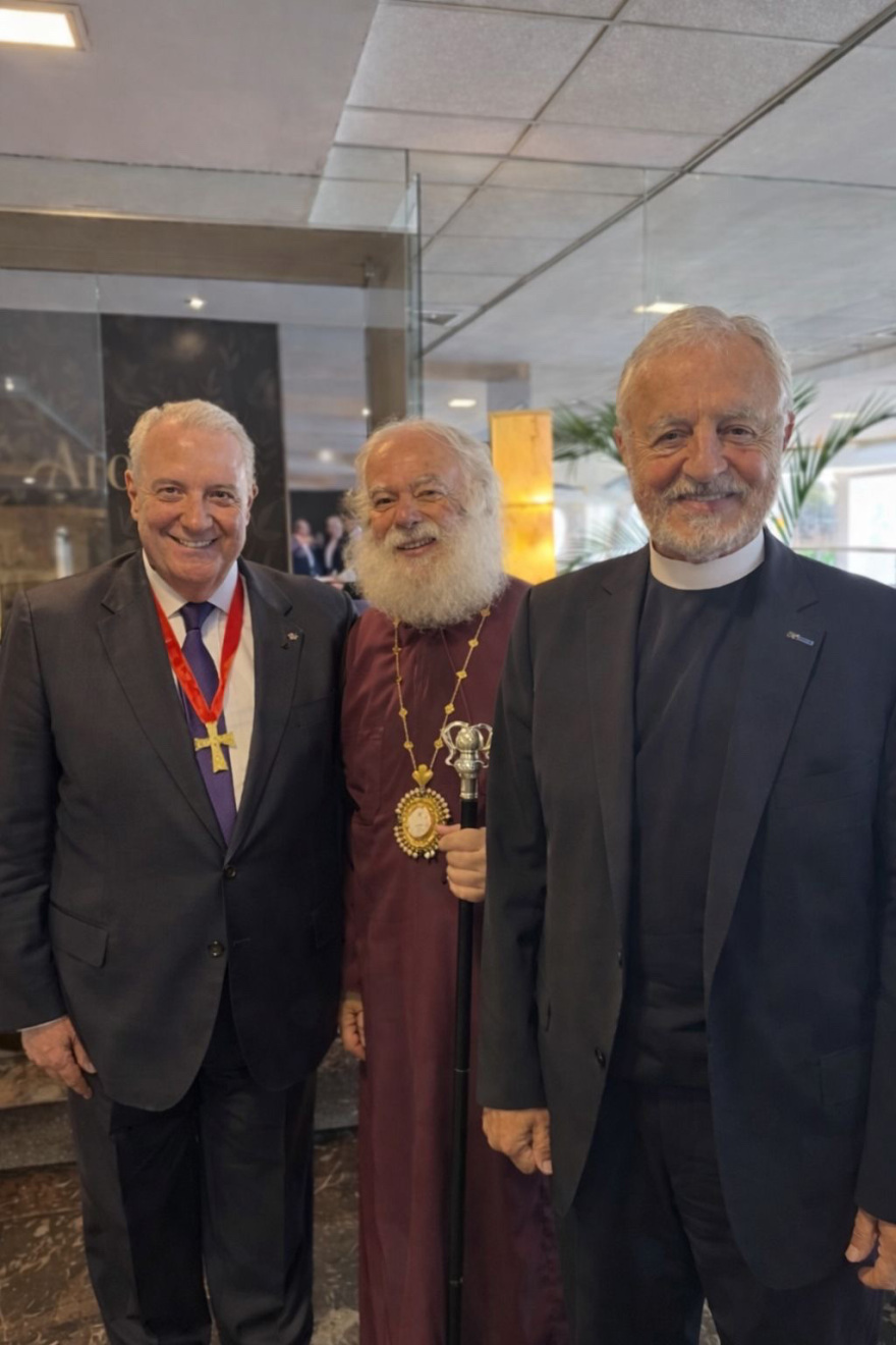 Συνάντηση του πατριάρχη Αλεξανδρείας με τον πρόεδρο της Δημοκρατίας του Παναμά