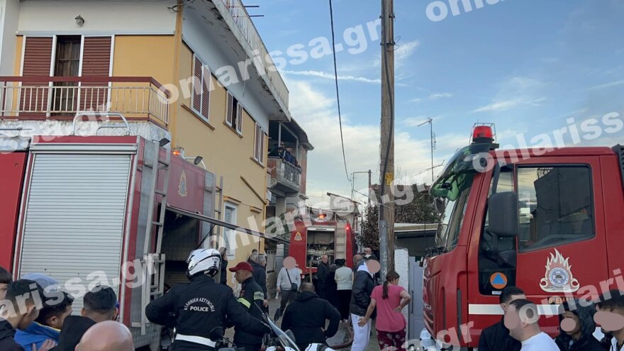 Τραγωδία στη Λάρισα: Νεκρή εντοπίστηκε γυναίκα έπειτα από φωτιά στο σπίτι της