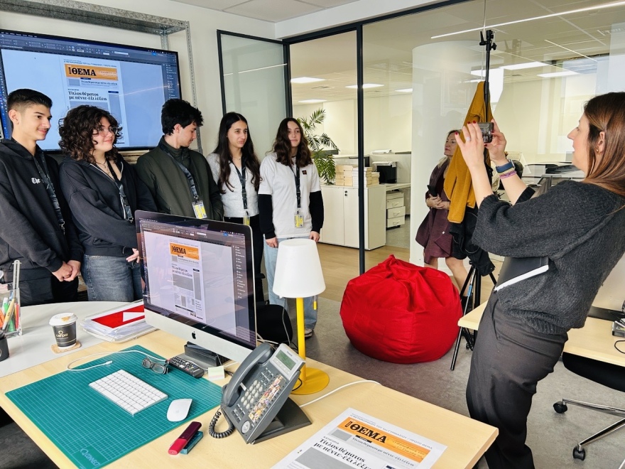 Το 1ο Γυμνάσιο Μεταμόρφωσης Αττικής «τύπωσε» το δικό του Πρώτο Θέμα