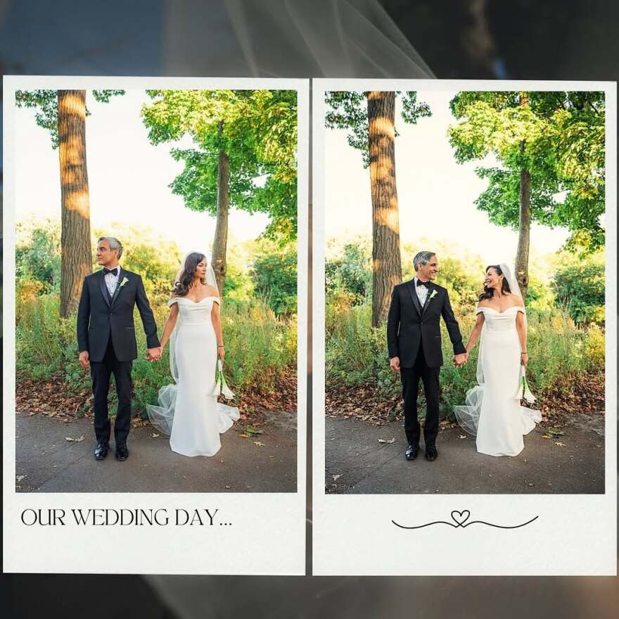 Η Μάρω Λύτρα ανέβασε φωτογραφίες με τον σύζυγό της από τον γάμο τους