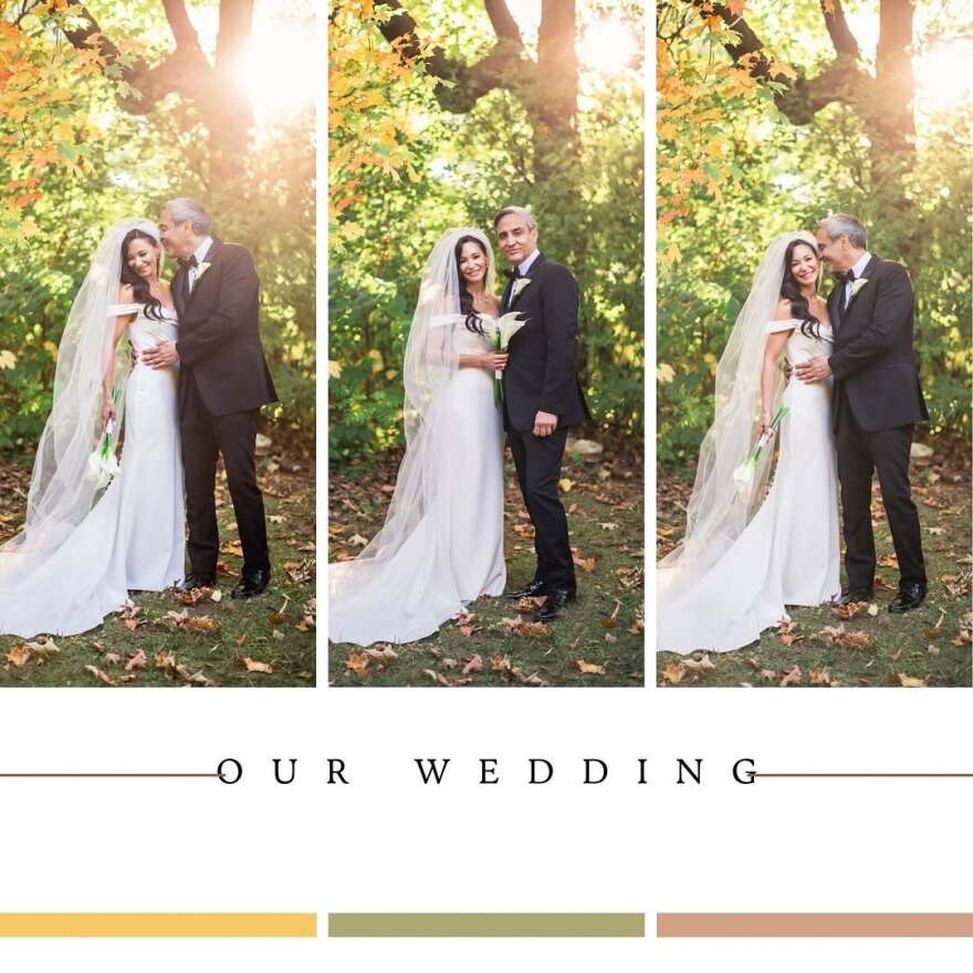 Η Μάρω Λύτρα ανέβασε φωτογραφίες με τον σύζυγό της από τον γάμο τους