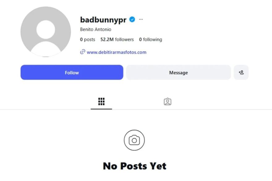 Ο Bad Bunny διέγραψε όλες τις αναρτήσεις του στο Instagram και έκανε unfollow τους πάντες μετά το Super Bowl