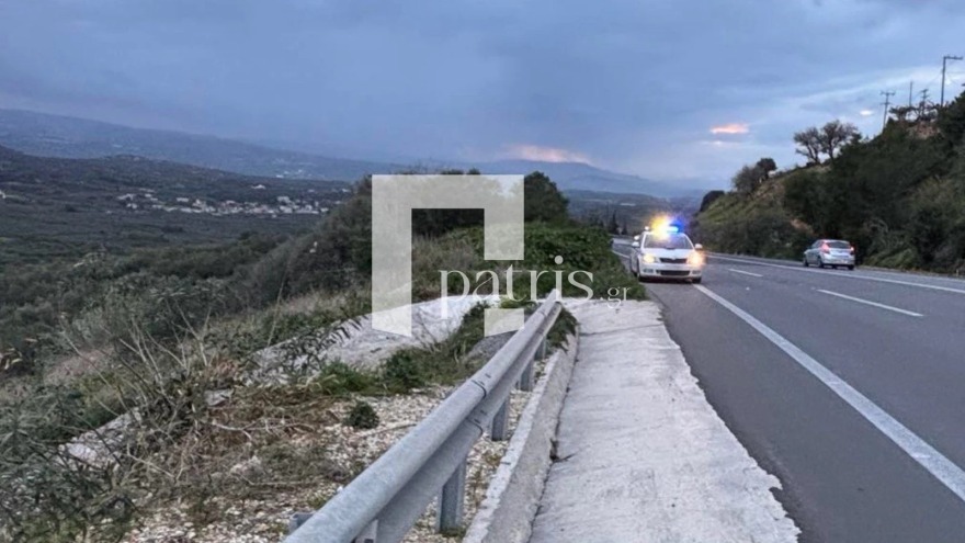 Μπετονιέρα ξέφυγε από τον δρόμο και κατέληξε σε χωράφι στο Ρέθυμνο