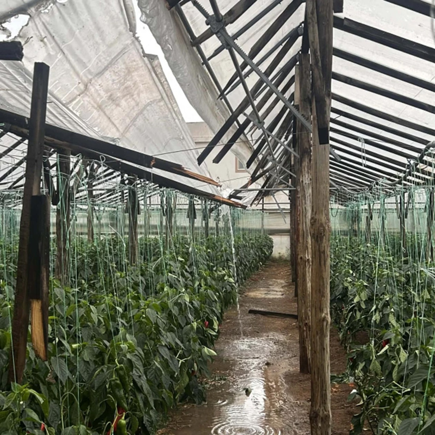 Ανεμοστρόβιλος προκάλεσε σοβαρές ζημιές σε θερμοκήπια και ξενοδοχεία στην Ιεράπετρα, δείτε φωτογραφίες