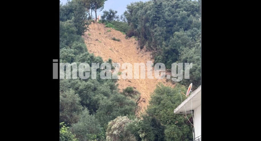 Ζάκυνθος: Κατολισθήσεις σε Αγία Τριάδα και Μπόχαλη, εκκενώθηκαν κατοικίες
