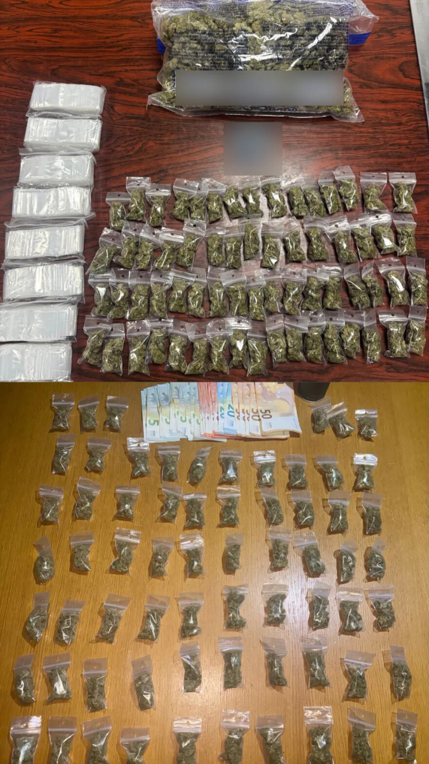 Δύο συλλήψεις για διακίνηση ναρκωτικών στα Πατήσια, κατασχέθηκε 1 κιλό κάνναβη
