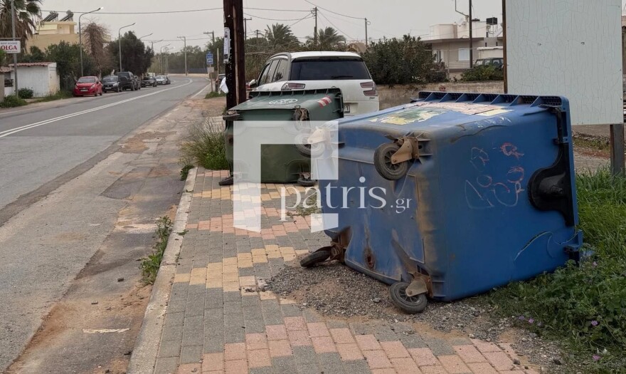 Προβλήματα από τους θυελλώδεις ανέμους στο Ηράκλειο: Έπεσαν δέντρα σε αυτοκίνητα, αδύνατο να προσγειωθούν τα αεροπλάνα