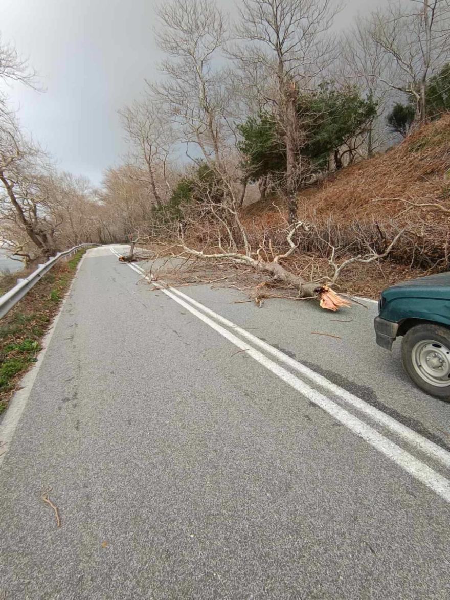 Σαρώνουν την χώρα οι ισχυροί άνεμοι και  η αφρικανική σκόνη: Μεγάλες ζημιές από κατολισθήσεις και πλημμύρες σε Ήπειρο και Πελοπόννησο, δείτε βίντεο