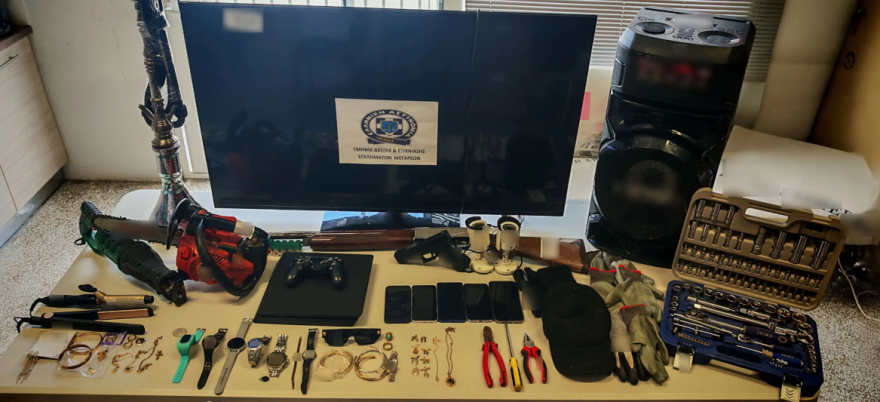 Εξάρθρωση σπείρας με 36 κλοπές και 2 ληστείες, πέντε συλλήψεις από την αστυνομία 
