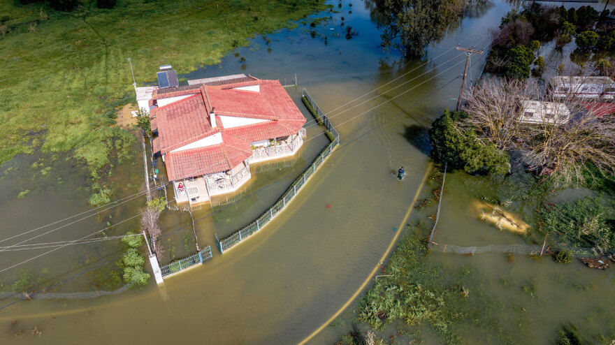 Ηλεία: Πλημμύρισαν Πηνειός και Αλφειός, «πνίγηκαν» καλλιέργειες και οικισμοί, δείτε φωτογραφίες