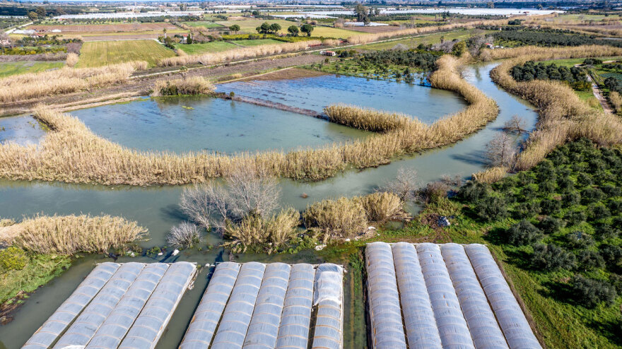 Ηλεία: Πλημμύρισαν Πηνειός και Αλφειός, «πνίγηκαν» καλλιέργειες και οικισμοί, δείτε φωτογραφίες