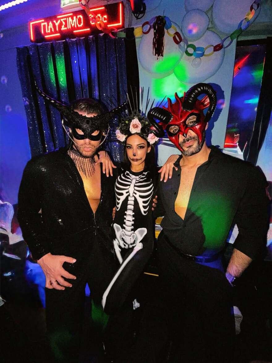 Ευγενία Σαμαρά: Η μεταμφίεσή της σε σκελετό για τις Απόκριες