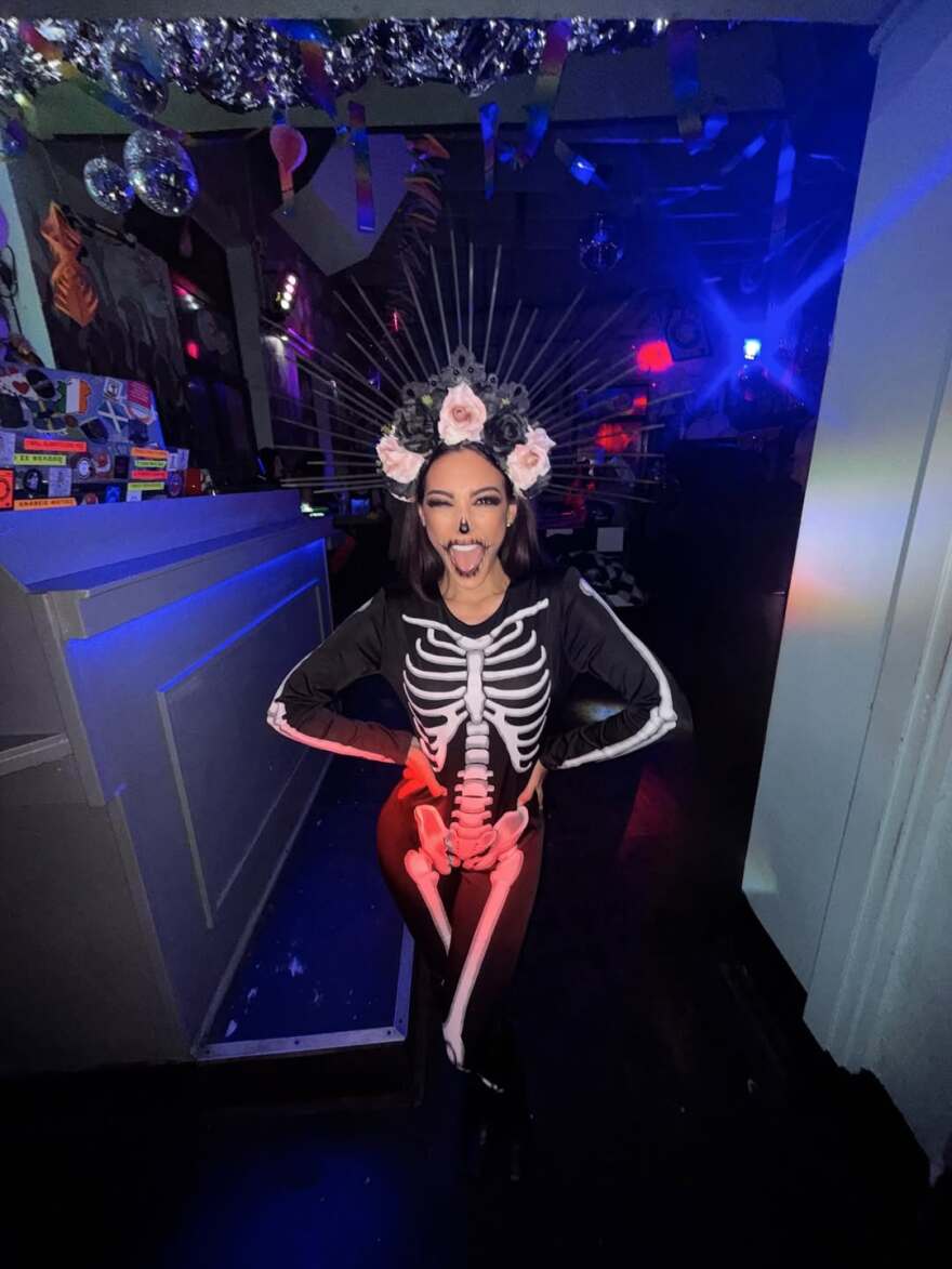 Ευγενία Σαμαρά: Η μεταμφίεσή της σε σκελετό για τις Απόκριες