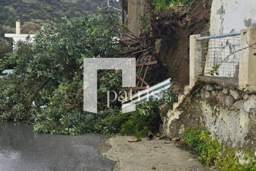 Μεγάλα προβλήματα από την κακοκαιρία: Πτώσεις δέντρων σε Κρήτη και Θεσσαλονίκη λόγω των ανέμων,  πλημμύρισε η Πάρος