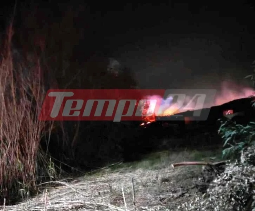 Φωτιά σε πτηνοτροφική μονάδα στη Δυτική Αχαΐα