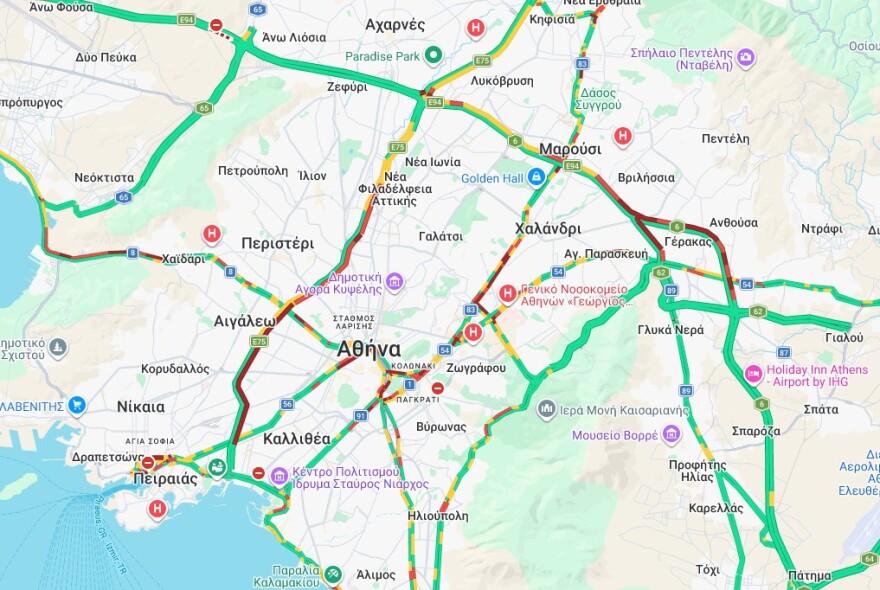 Σε εξέλιξη η έξοδος των εκδρομέων της Καθαράς Δευτέρας: Μποτιλιαρισμένος στην άνοδο ο Κηφισός