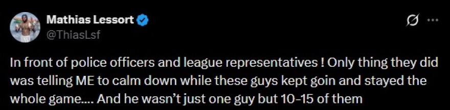 Ξέσπασμα Λεσόρ για τη ρατσιστική επίθεση στον τελικό: «Μπροστά σε όλους και δεν έκανε κανείς τίποτα» 