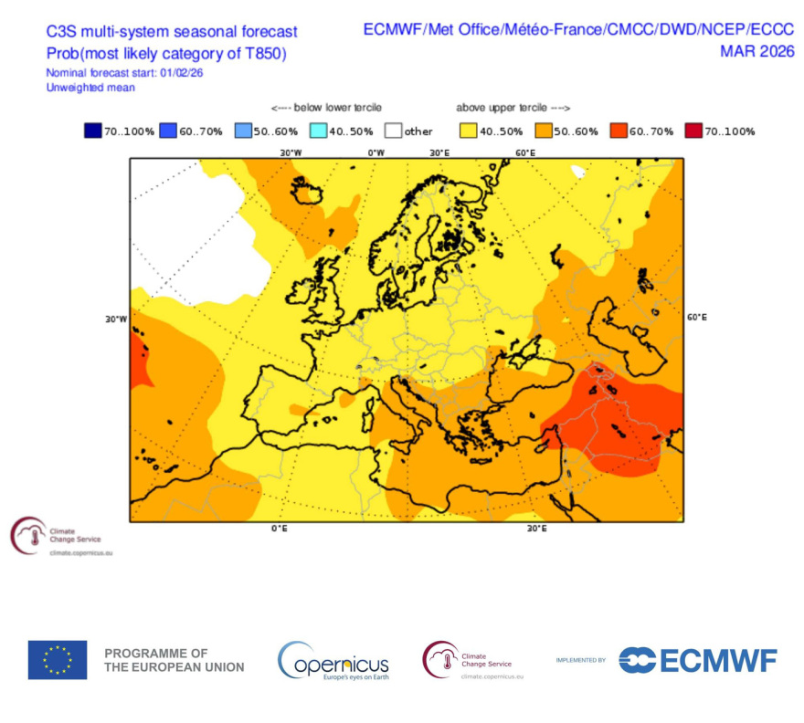 Σε ανοιξιάτικο μοτίβο ο Μάρτιος - Η πρόγνωση του Γιώργου Τσατραφύλλια, δείτε χάρτες