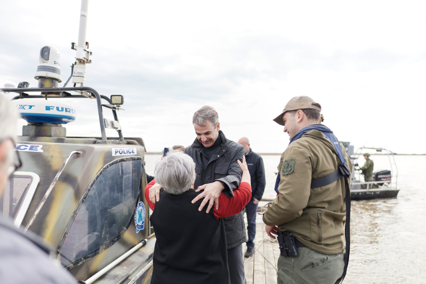 Στον Έβρο ο Μητσοτάκης, ανακοίνωσε έργα υποδομής 30 εκατομμυρίων ευρώ στο ποτάμι
