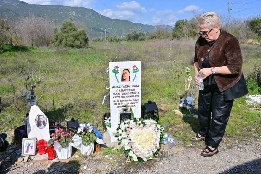 Λουλούδια στο σημείο της τραγωδίας στα Τέμπη άφησαν συγγενείς των θυμάτων, δείτε βίντεο και φωτογραφίες