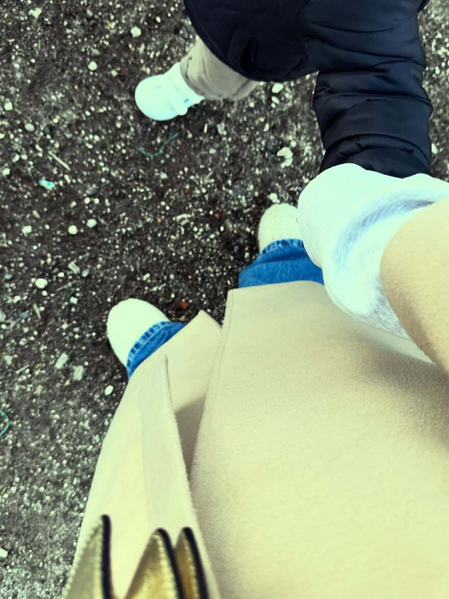 Η Αντιγόνη Κουλουκάκου πήγε στη Ρώμη με τον γιο της
