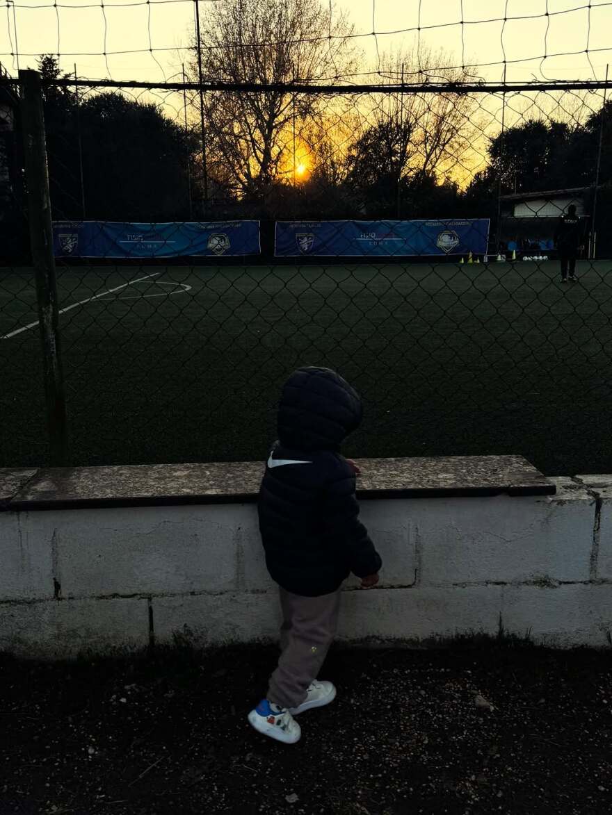 Η Αντιγόνη Κουλουκάκου πήγε στη Ρώμη με τον γιο της
