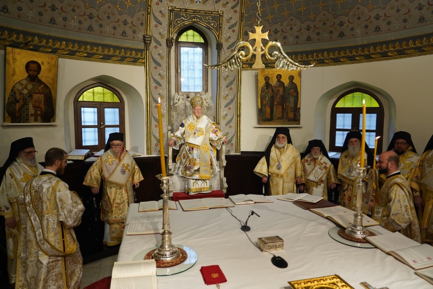 Εορτάσθηκε η Κυριακή της Ορθοδοξίας στον Πατριαρχικό Ναό του Αγίου Γεωργίου στο Φανάρι