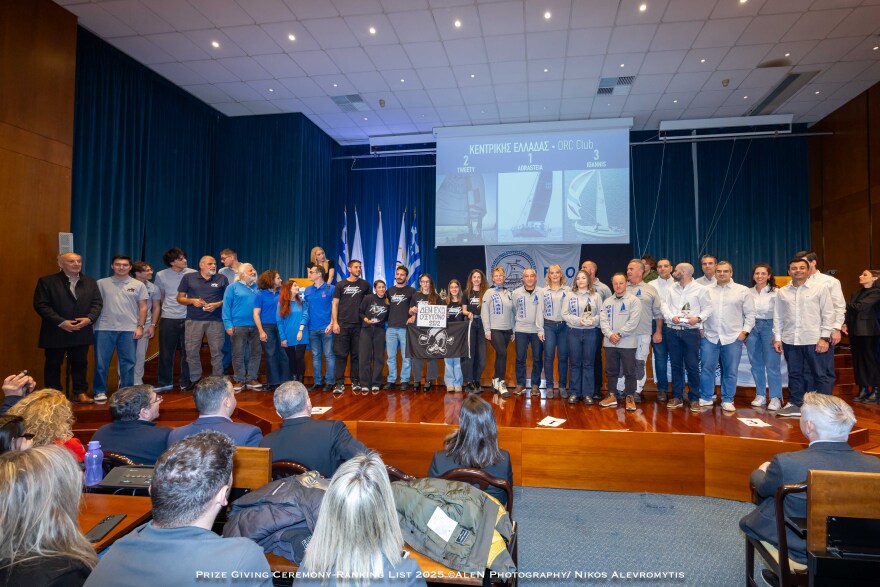 Ιστιοπλοΐα: Η λαμπερή απονομή των αγώνων κατάταξης της Ανοιχτής Θάλασσας, φωτογραφίες 

