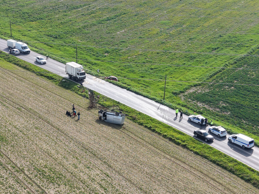 Νεκρός 95χρονος σε τροχαίο στη Λάρισα, συγκρούστηκε με δύο ΙΧ