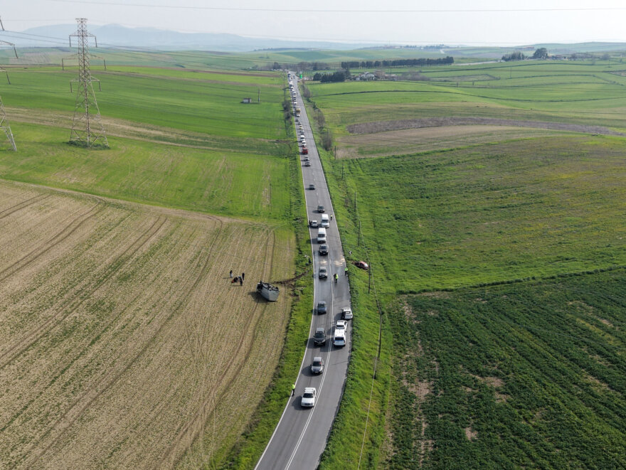 Νεκρός 95χρονος σε τροχαίο στη Λάρισα, συγκρούστηκε με δύο ΙΧ