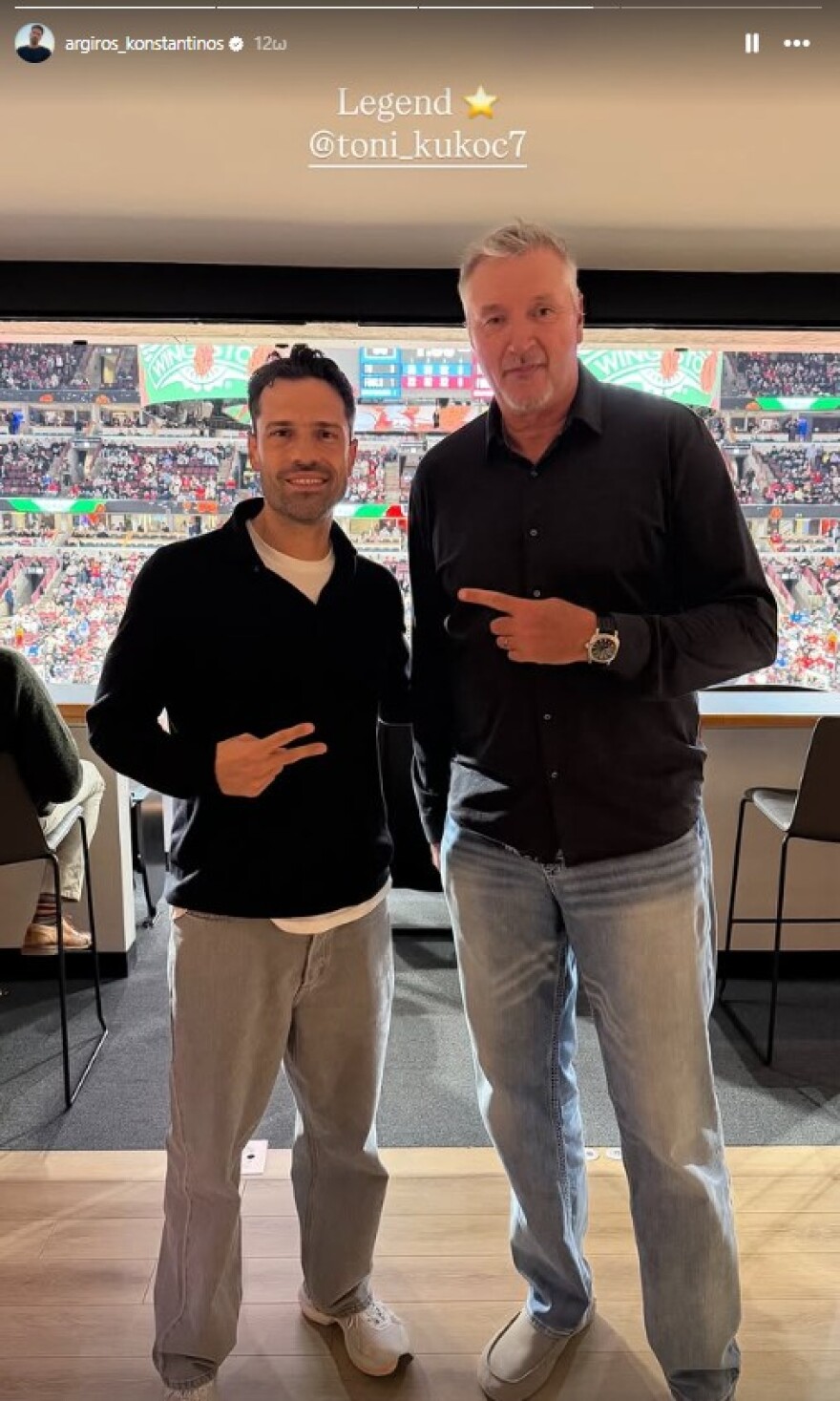 Είδε τους Σικάγο Μπουλς και φωτογραφήθηκε με τον Κούκοτς ο Αργυρός 
