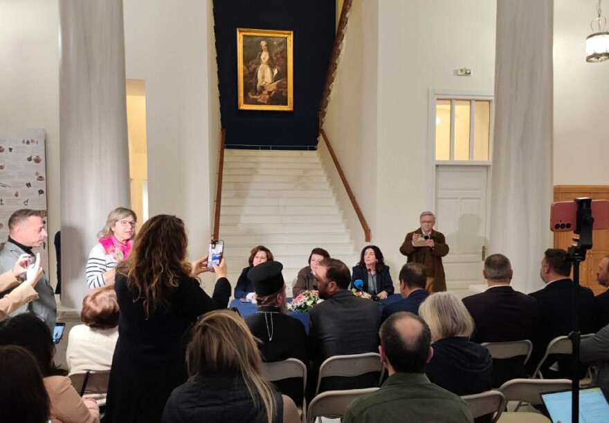 Λίνα Μενδώνη από το Μεσολόγγι: «Σημαντική μέρα για την πόλη και την πατρίδα η έλευση του πίνακα του Ντελακρουά»