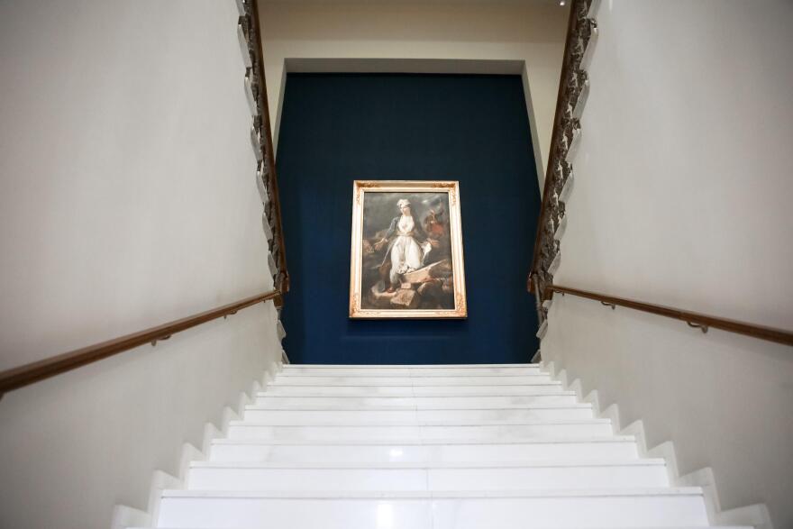 Από σήμερα εκτίθεται ο εμβληματικός πίνακας του Ντελακρουά «η Ελλάδα στα ερείπια του Μεσολογγίου», δείτε φωτογραφίες