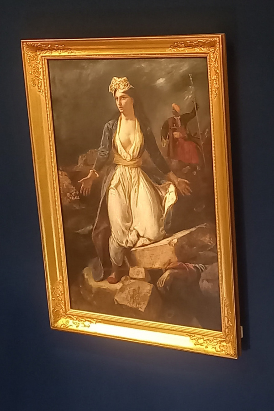 Για πρώτη φορά εκτίθεται στη χώρα μας ο εμβληματικός πίνακας του Ντελακρουά «η Ελλάδα στα ερείπια του Μεσολογγίου», δείτε φωτογραφίες