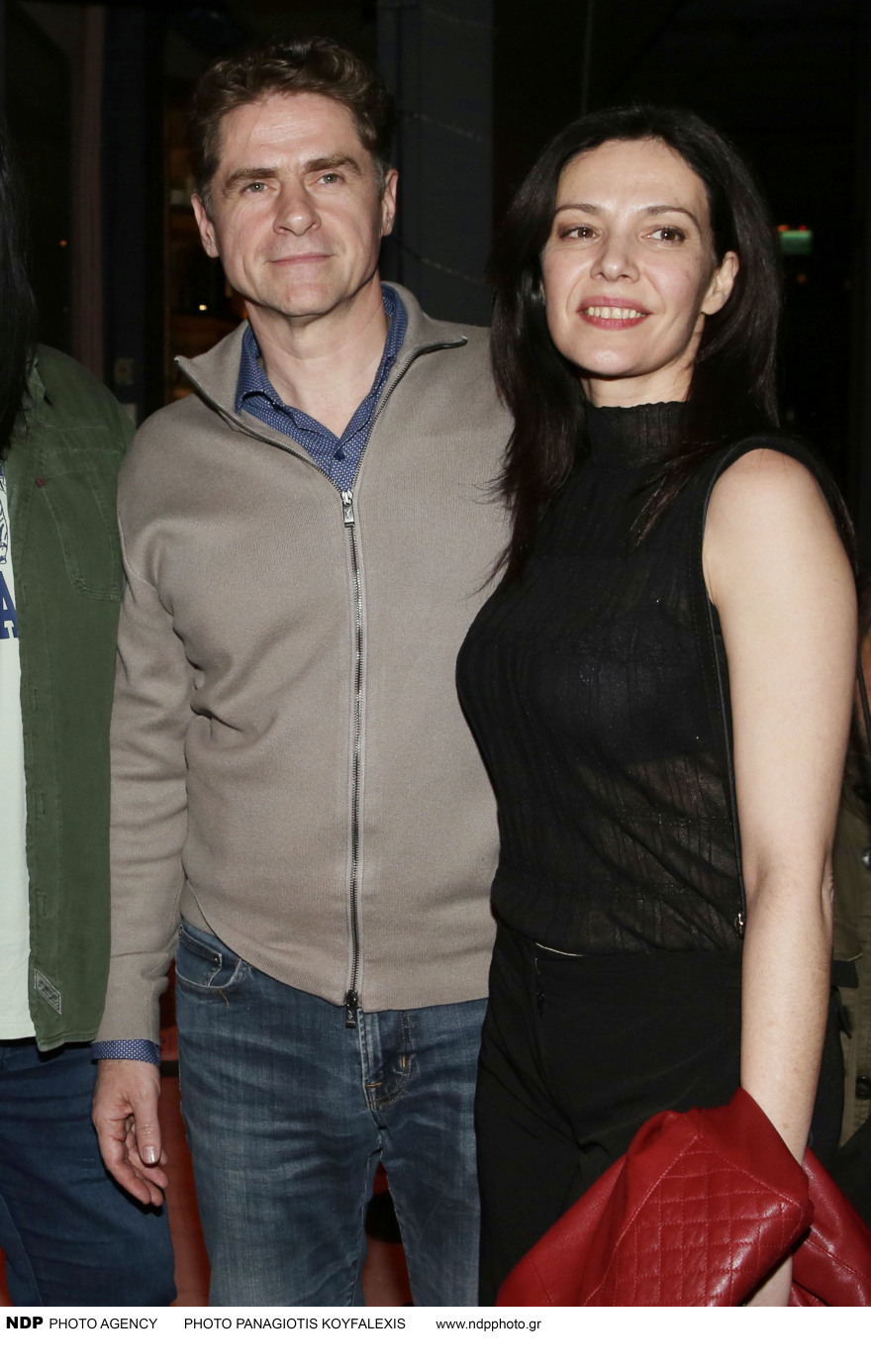 Ο Δημήτρης Λάλος και η Μαριλίτα Λαμπροπούλου στην παρουσίαση του νέου βιβλίου του Σπύρου Πετρουλάκη 
