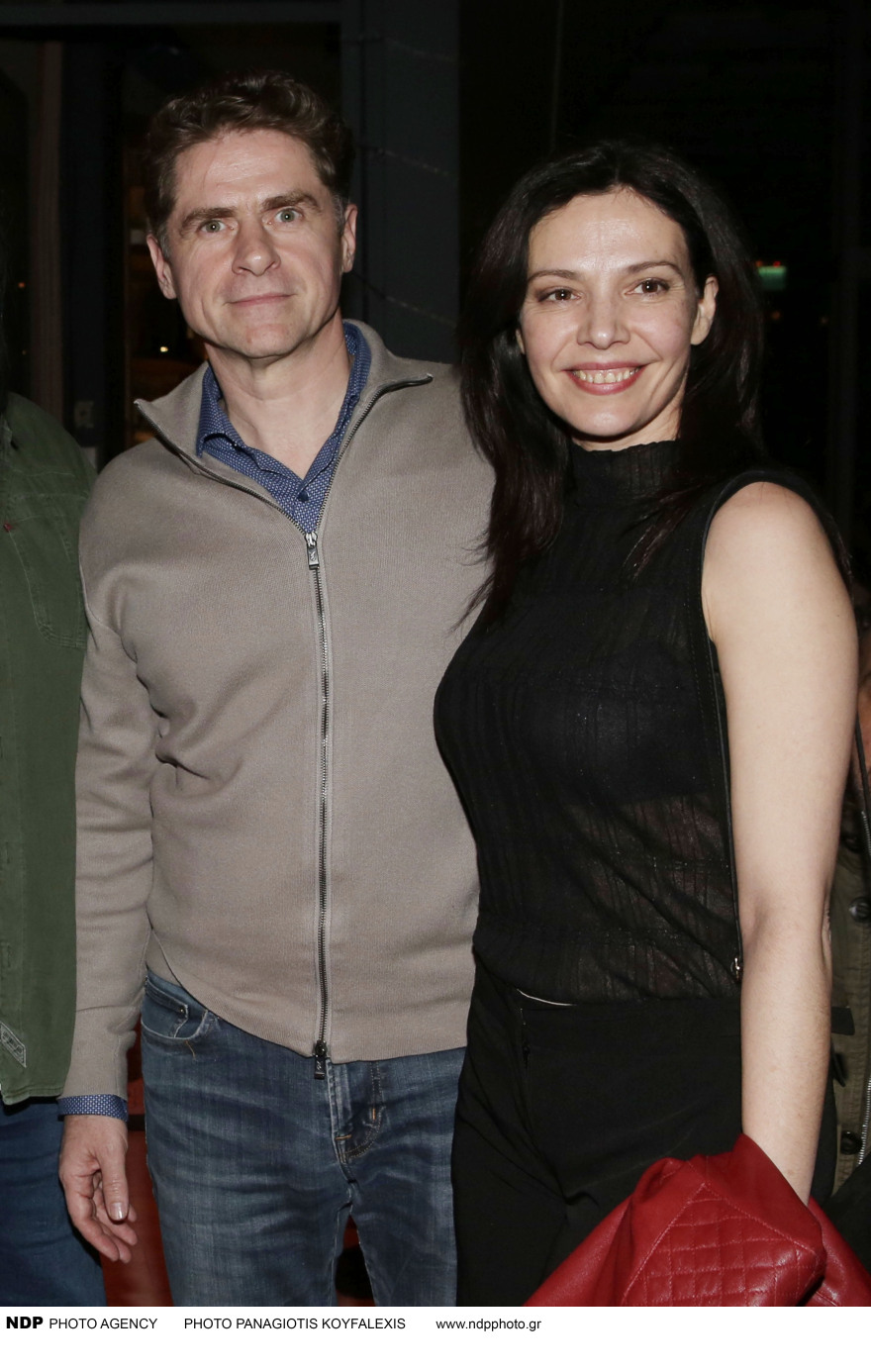 Ο Δημήτρης Λάλος και η Μαριλίτα Λαμπροπούλου στην παρουσίαση του νέου βιβλίου του Σπύρου Πετρουλάκη 
