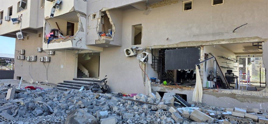 Το protothema στην «κόκκινη ζώνη» στην Τύρο: Δείτε εικόνα από ισοπεδωμένη γειτονιά