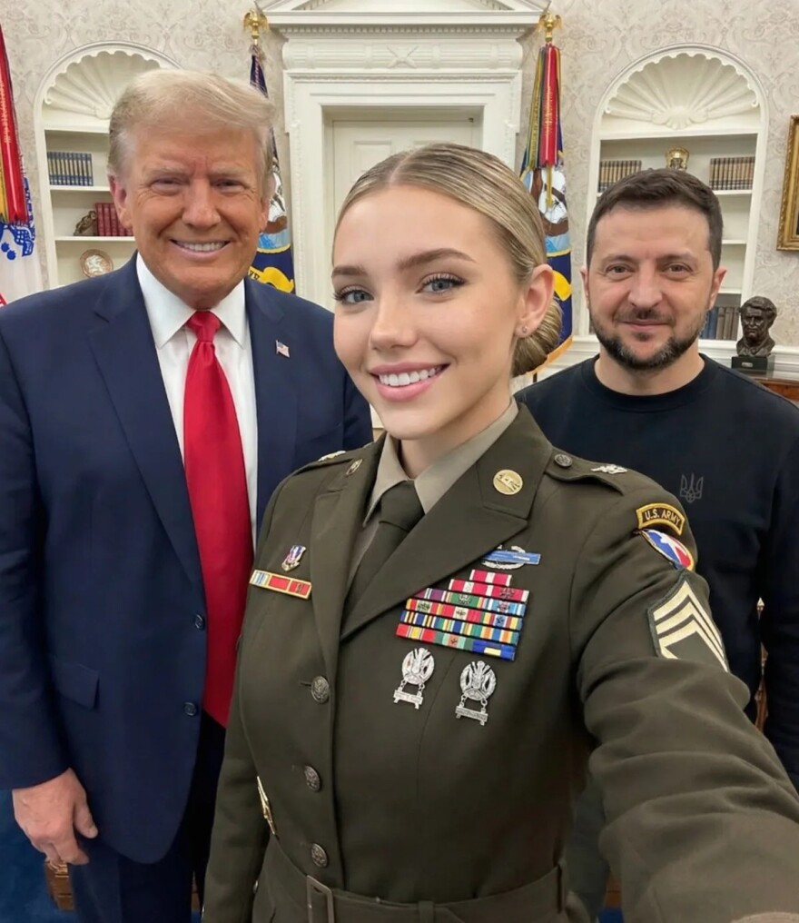 Ποιοι είναι αυτοί δίπλα στη Τζέσικα Φόστερ; Γιατί οπαδοί του Τραμπ ακολουθούσαν μια αξιωματικό φτιαγμένη από ΑΙ
