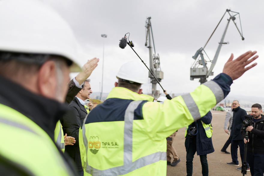 Μητσοτάκης: Το λιμάνι της Θεσσαλονίκης αναβαθμίζεται και θα μετατραπεί σε πλήρη διαμετακομιστικό κόμβο