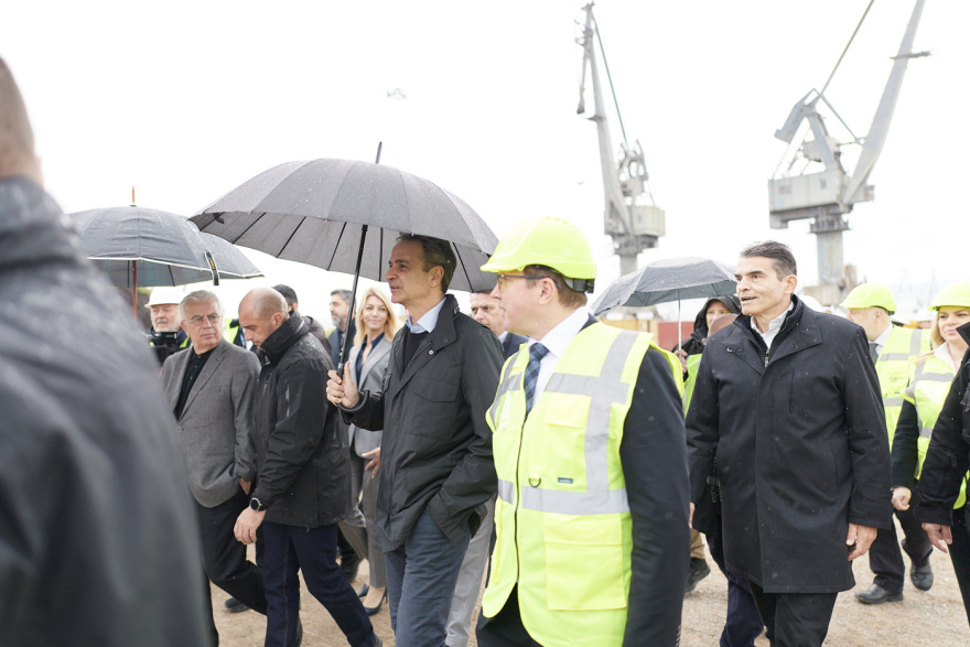 Μητσοτάκης: Το λιμάνι της Θεσσαλονίκης αναβαθμίζεται και θα μετατραπεί σε πλήρη διαμετακομιστικό κόμβο