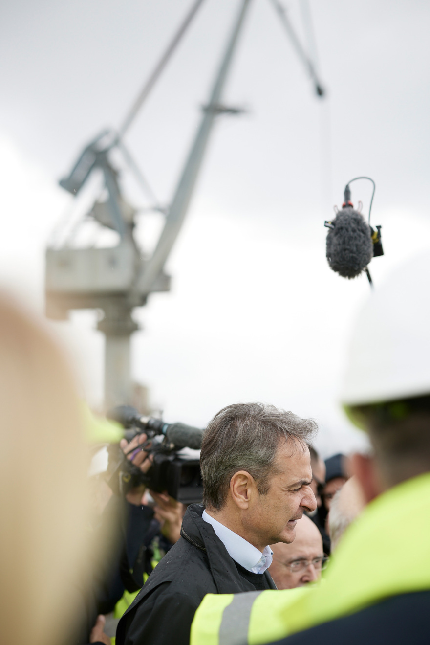 Μητσοτάκης: Το λιμάνι της Θεσσαλονίκης αναβαθμίζεται και θα μετατραπεί σε πλήρη διαμετακομιστικό κόμβο