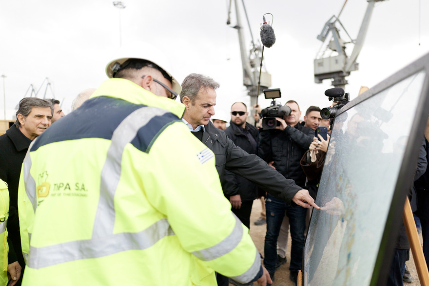 Μητσοτάκης: Το λιμάνι της Θεσσαλονίκης αναβαθμίζεται και θα μετατραπεί σε πλήρη διαμετακομιστικό κόμβο