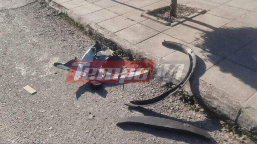 Απίστευτο τροχαίο στην Πάτρα, αυτοκίνητο παρέσυρε 50χρονη πεζή που εκσφενδονίστηκε σε μηχανάκι και κατέληξε σε γλάστρες 