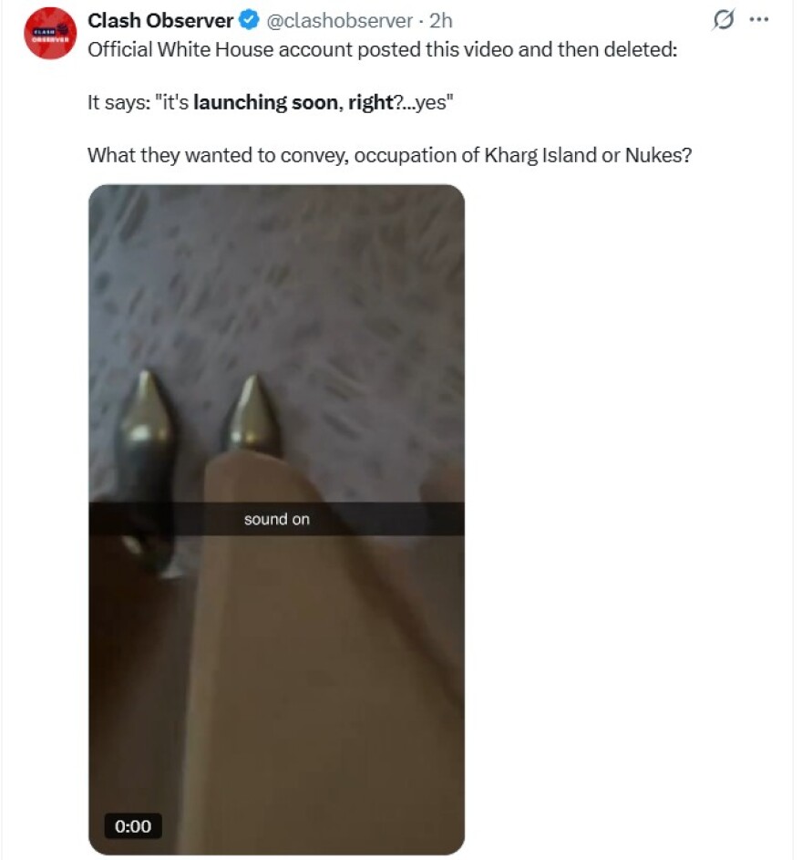 Μυστηριώδη βίντεο στα social media του Λευκού Οίκου προκαλούν σύγχυση και εικασίες ακόμη και για... πυρηνικό πλήγμα