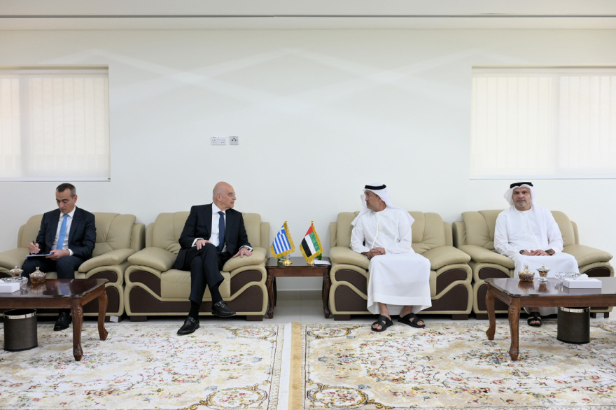 Στα Ηνωμένα Αραβικά Εμιράτα ο Δένδιας, συναντήθηκε με υψηλόβαθμους αξωματούχους, βίντεο και φωτογραφίες