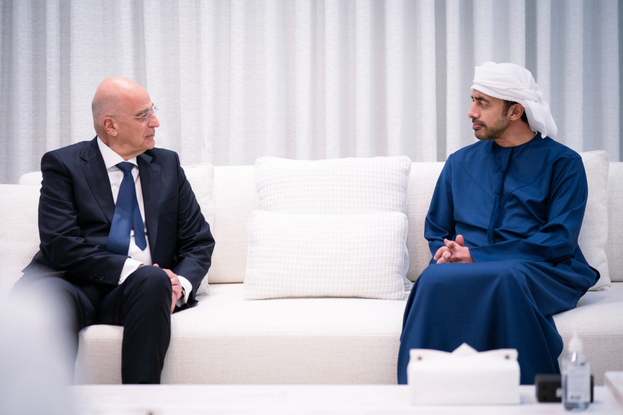 Στα Ηνωμένα Αραβικά Εμιράτα ο Δένδιας, συναντήθηκε με υψηλόβαθμους αξωματούχους, βίντεο και φωτογραφίες