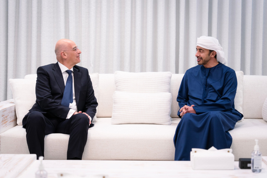 Στα Ηνωμένα Αραβικά Εμιράτα ο Δένδιας, συναντήθηκε με υψηλόβαθμους αξωματούχους, βίντεο και φωτογραφίες