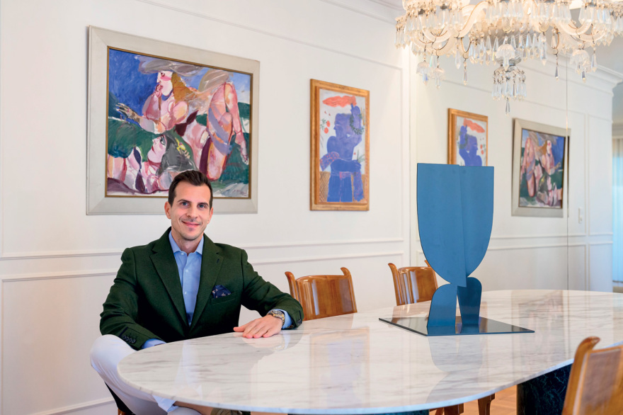 Άρης Λεφάκης: Στο σπίτι με τους θρύλους της τέχνης