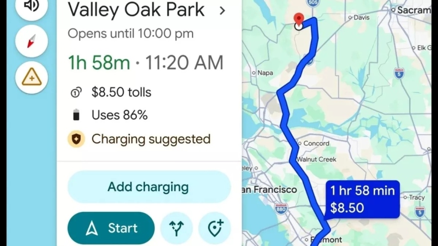 Το Google Maps προσαρμόζεται στην ηλεκτροκίνηση